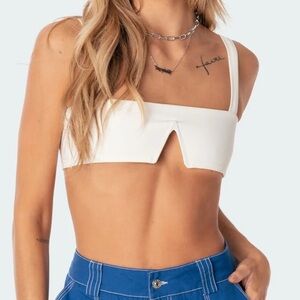 White Crop Top